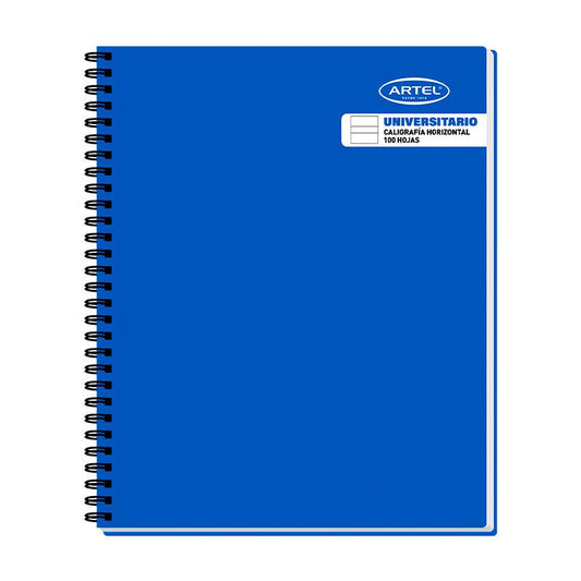 Cuaderno Universitario Tapa Emplacado Liso Caligrafia Horizontal