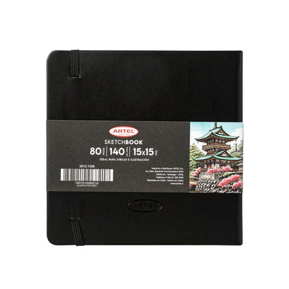 Sketchbook Artel 15X15 Negro