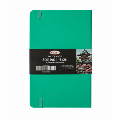 Sketchbook Artel 13X21 Verde