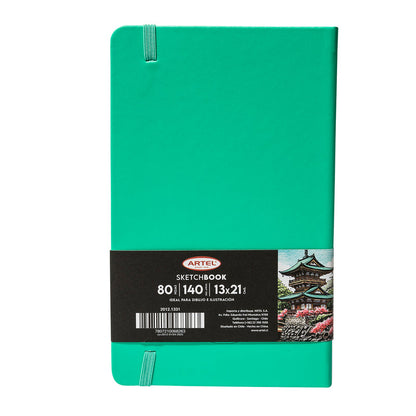 Sketchbook Artel 13X21 Verde