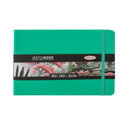 Sketchbook Artel 21X14 Verde