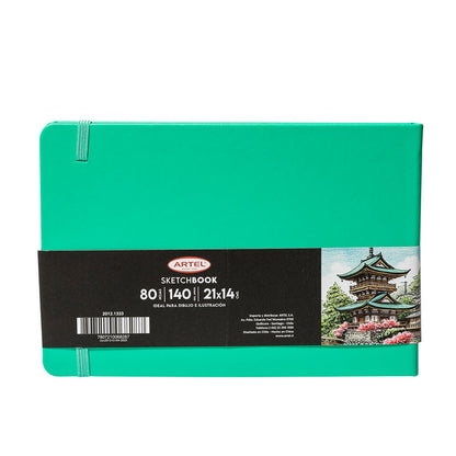 Sketchbook Artel 21X14 Verde