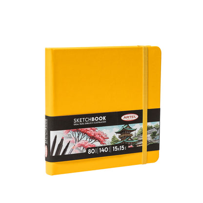 Sketchbook Artel 15X15 Amarilla