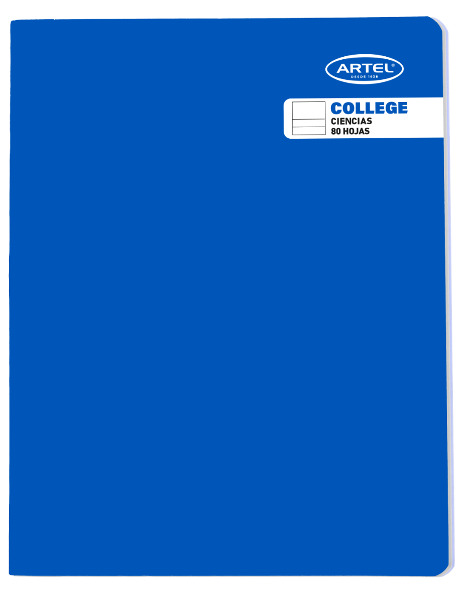 Cuaderno College 80 Hojas Ciencias Artel