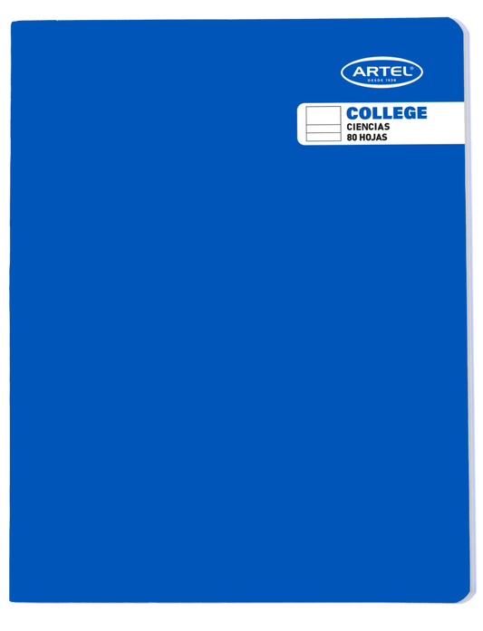 Cuaderno College 80 Hojas Ciencias Artel