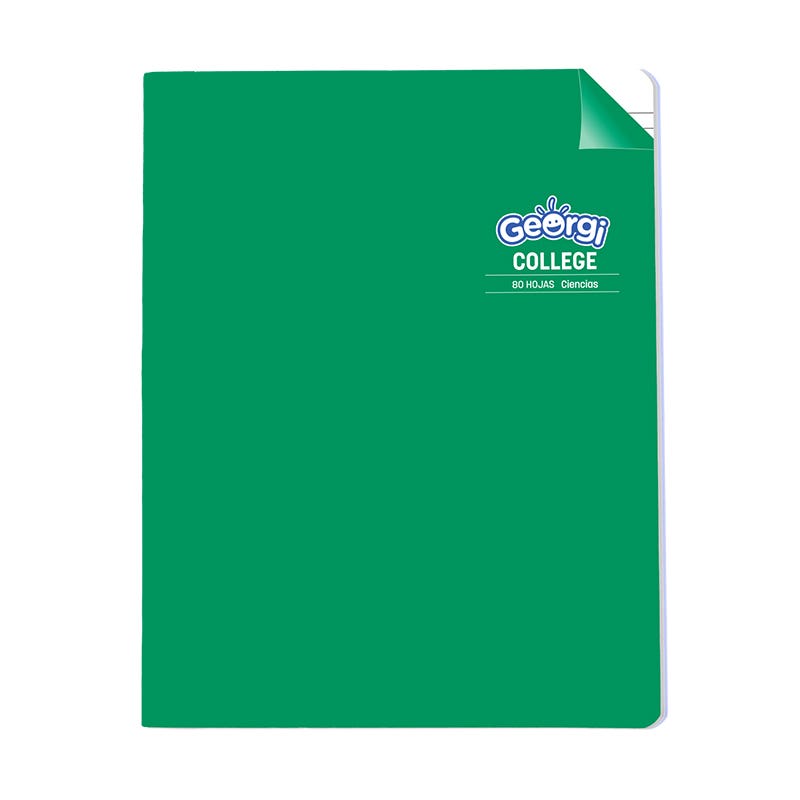 Cuaderno College 80 Hojas Ciencias Georgi
