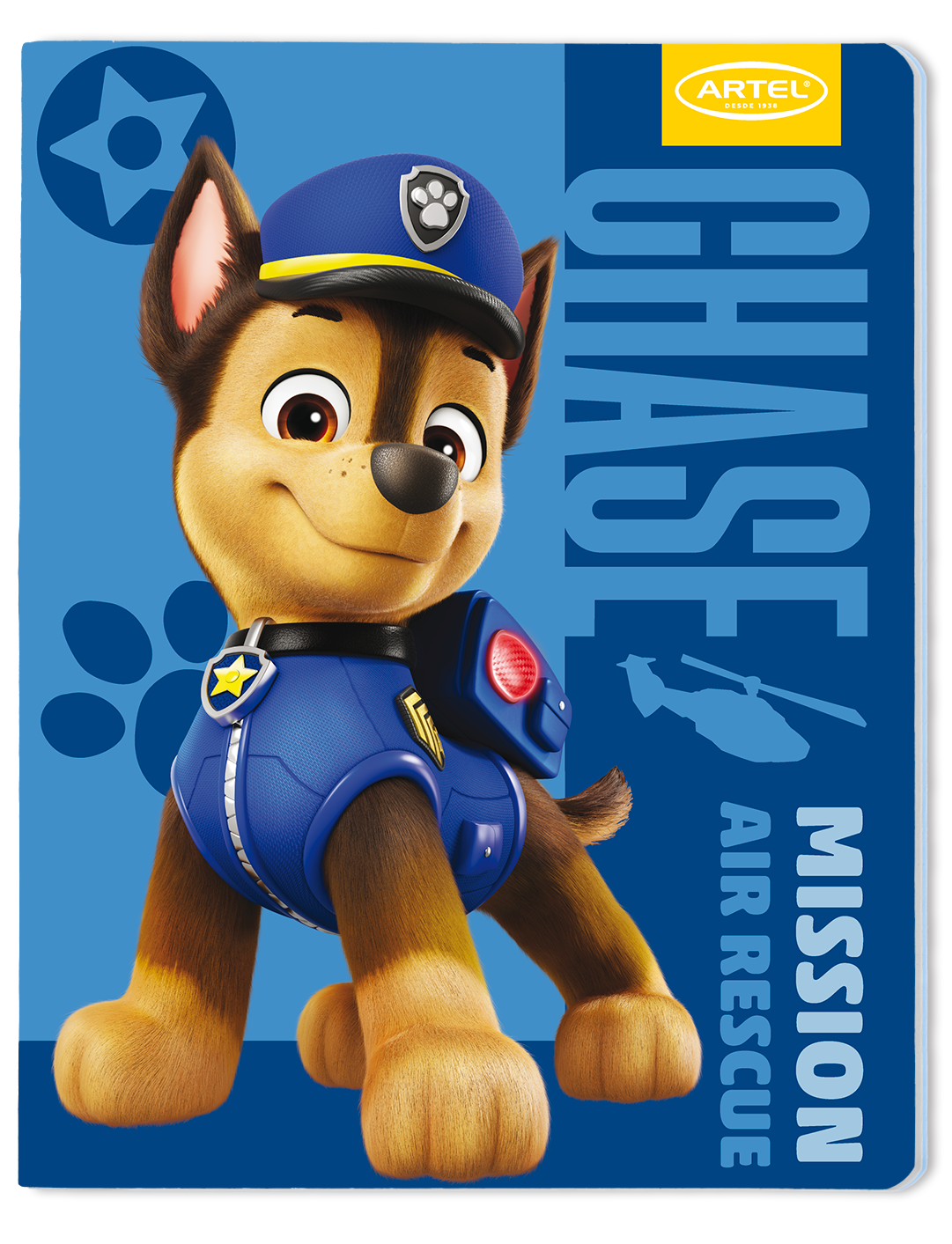 Cuaderno College Artel 80 Hojas 7Mm Paw Patrol