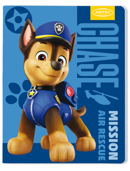 Cuaderno College Artel 80 Hojas 7Mm Paw Patrol