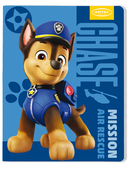 Cuaderno College Artel 80 Hojas 7Mm Paw Patrol