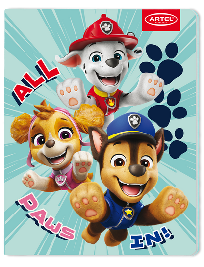 Cuaderno College Artel 80 Hojas 7Mm Paw Patrol