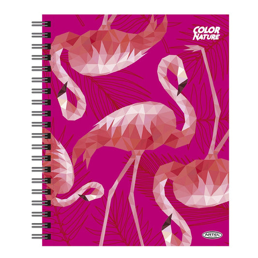 Cuaderno Universitario Animal Color 100 Hojas 7mm. Diseño Aleatorio Artel