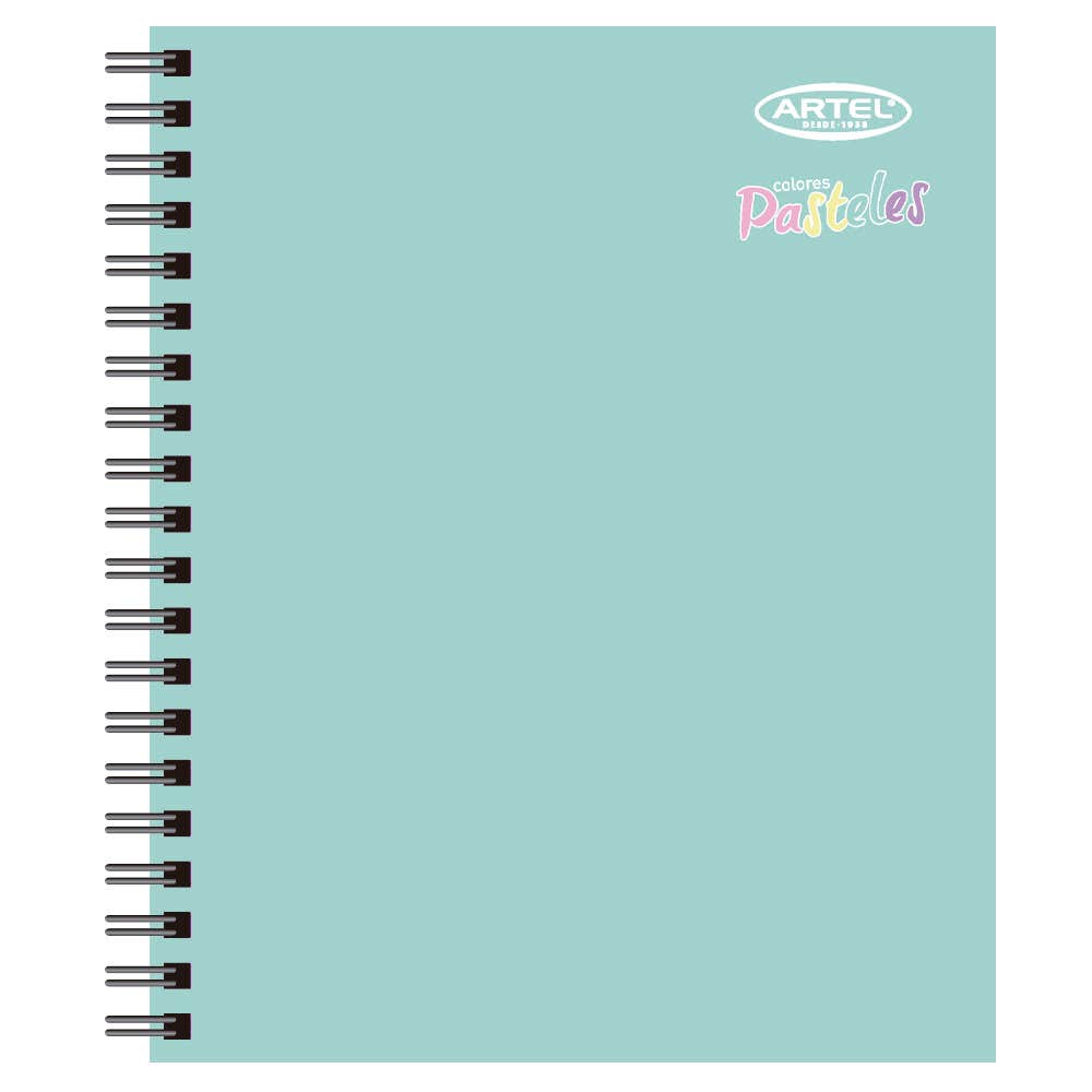 Cuaderno Universitario Pasteles 100 Hojas 7mm. Diseño Aleatorio Artel