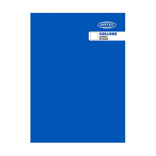 Cuaderno College Croquis 80 Hojas Artel