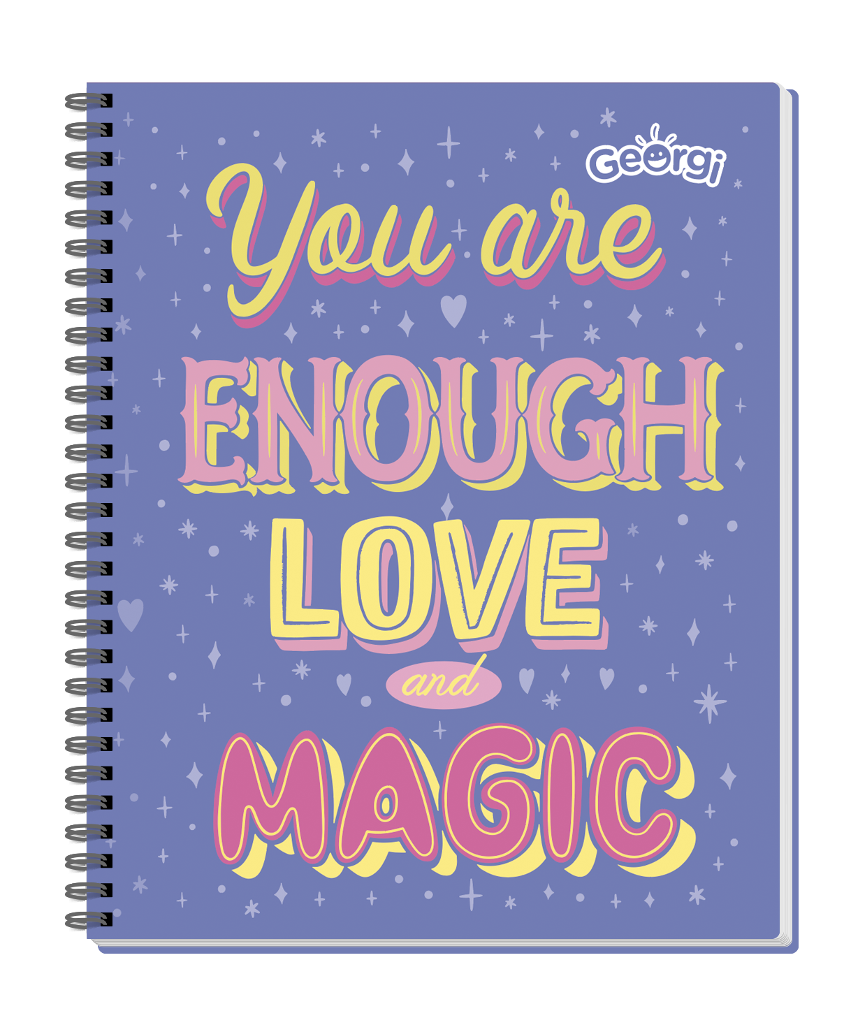 Cuaderno Universitario Georgi 100 Hojas 7Mm Frases
