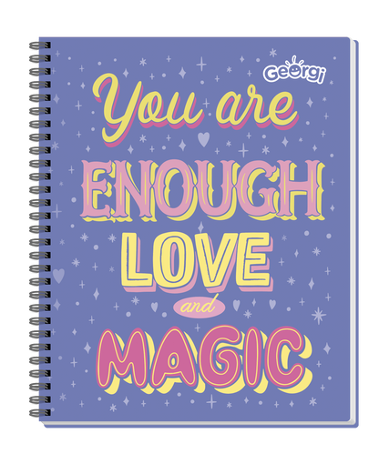 Cuaderno Universitario Georgi 100 Hojas 7Mm Frases
