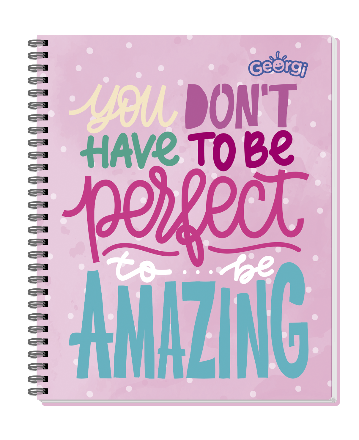 Cuaderno Universitario Georgi 100 Hojas 7Mm Frases