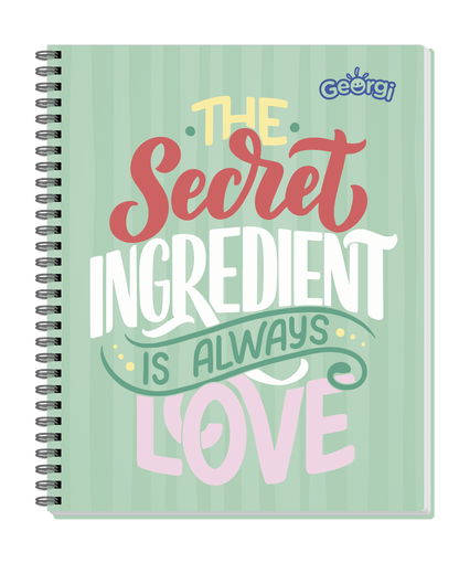 Cuaderno Universitario Georgi 100 Hojas 7Mm Frases