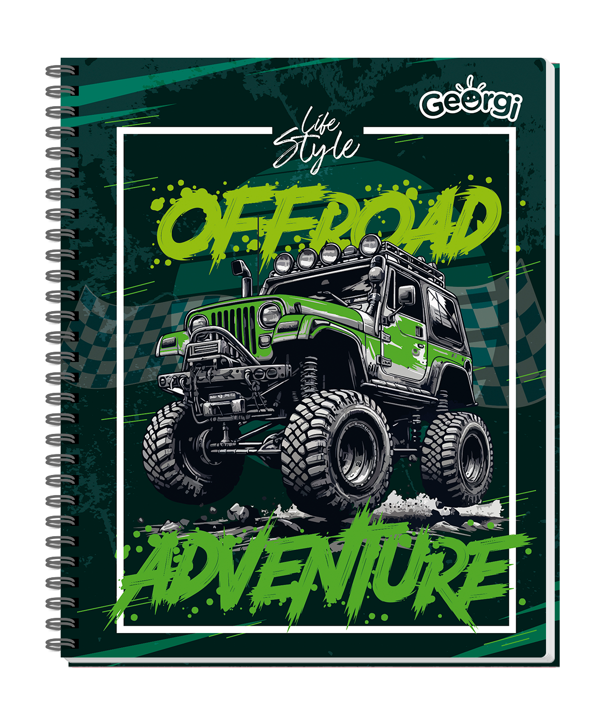 Cuaderno Universitario Georgi 100 Hojas 7Mm Autos