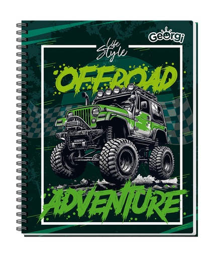 Cuaderno Universitario Georgi 100 Hojas 7Mm Autos