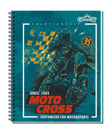 Cuaderno Universitario Georgi 100 Hojas 7Mm Autos