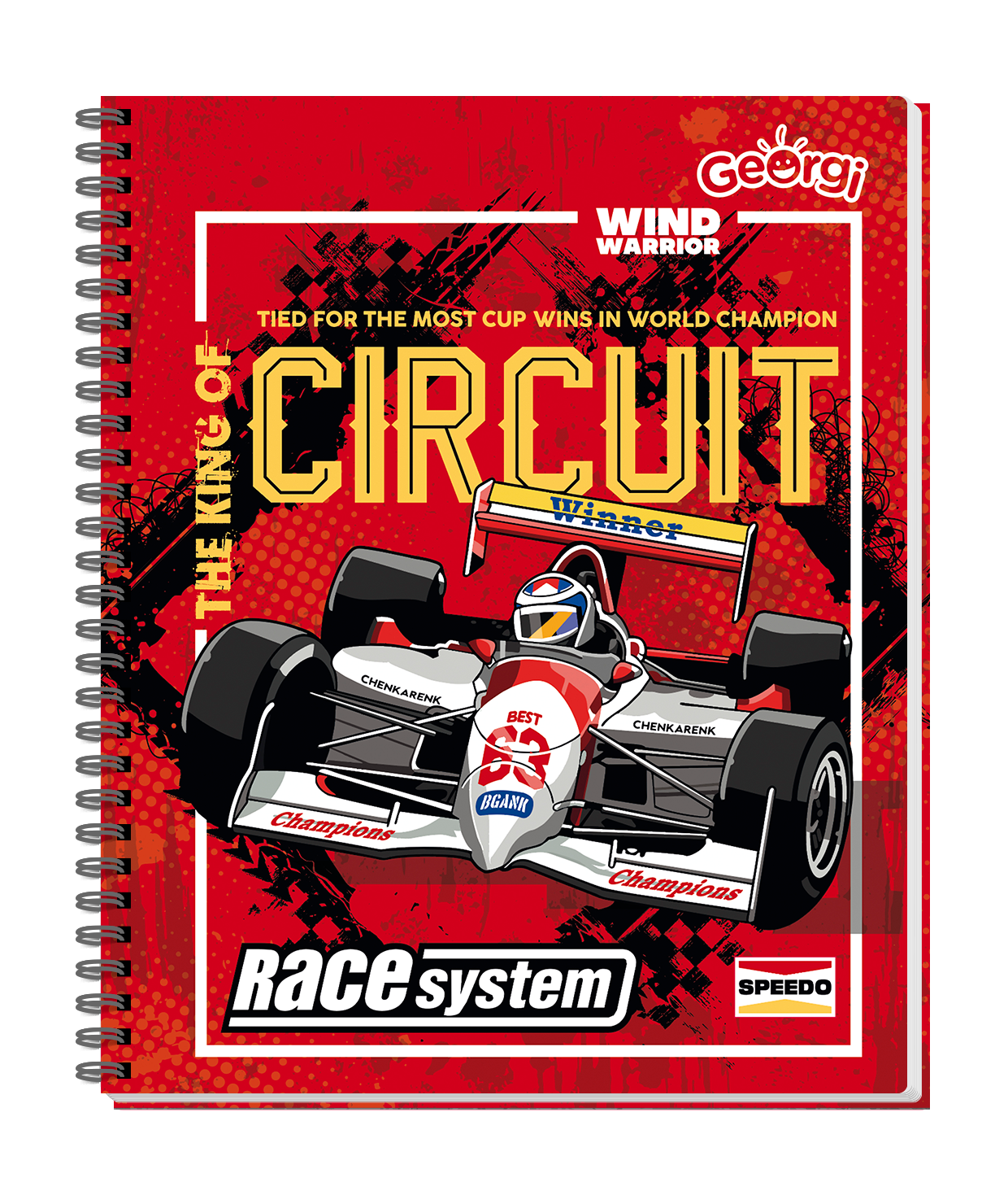 Cuaderno Universitario Georgi 100 Hojas 7Mm Autos