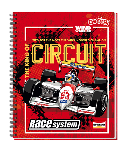 Cuaderno Universitario Georgi 100 Hojas 7Mm Autos