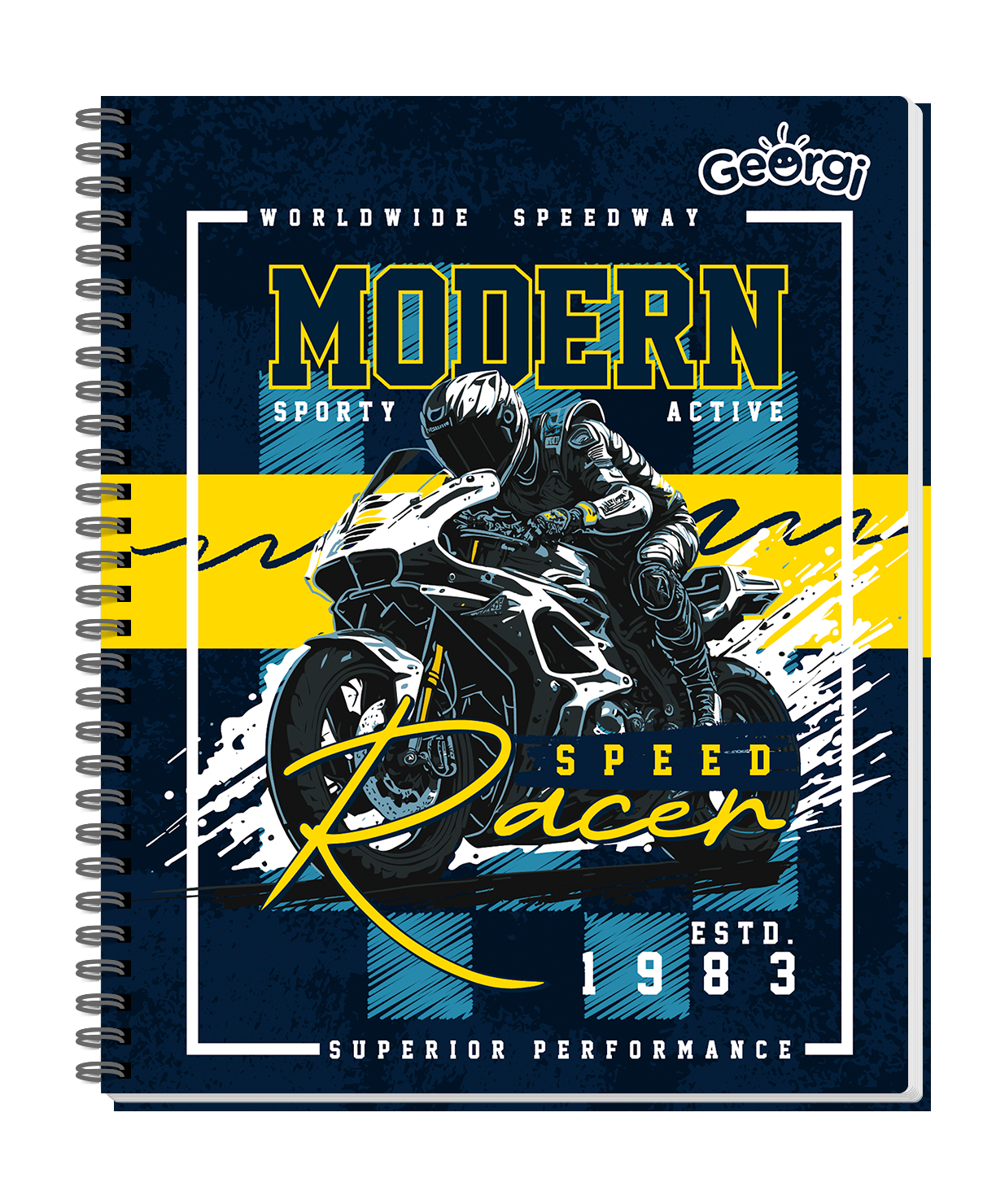 Cuaderno Universitario Georgi 100 Hojas 7Mm Autos