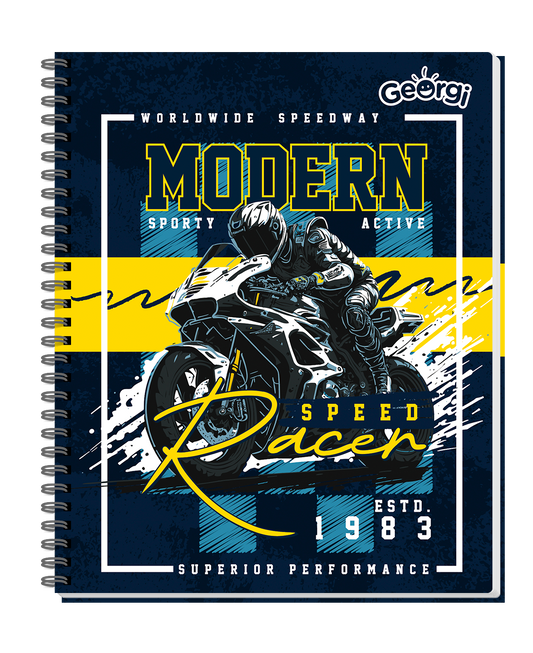 Cuaderno Universitario Georgi 100 Hojas 7Mm Autos