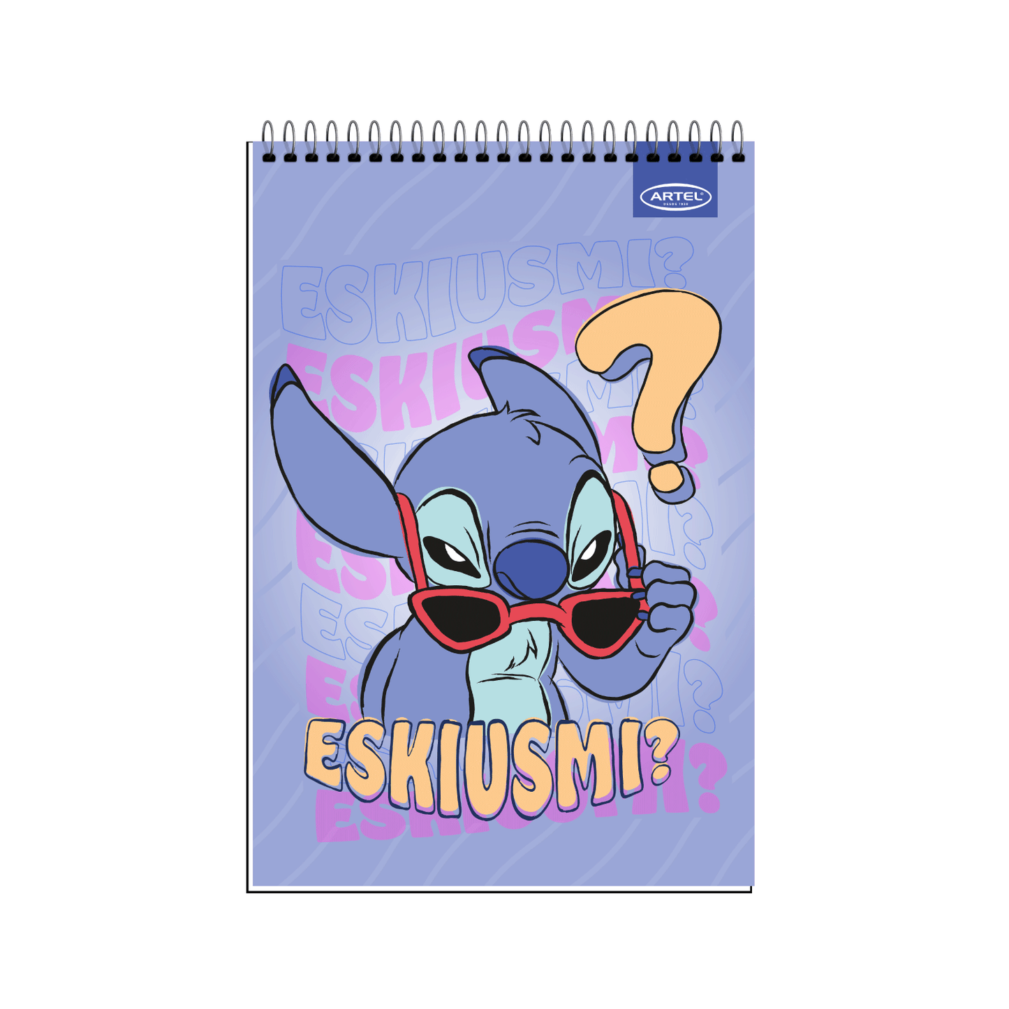 Croquera Artel 21X32 Stitch Frases 80 Hojas