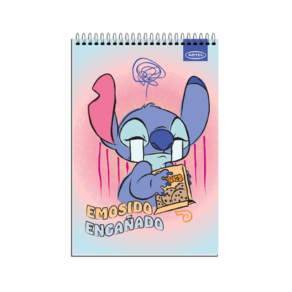 Croquera Artel 21X32 Stitch Frases 80 Hojas