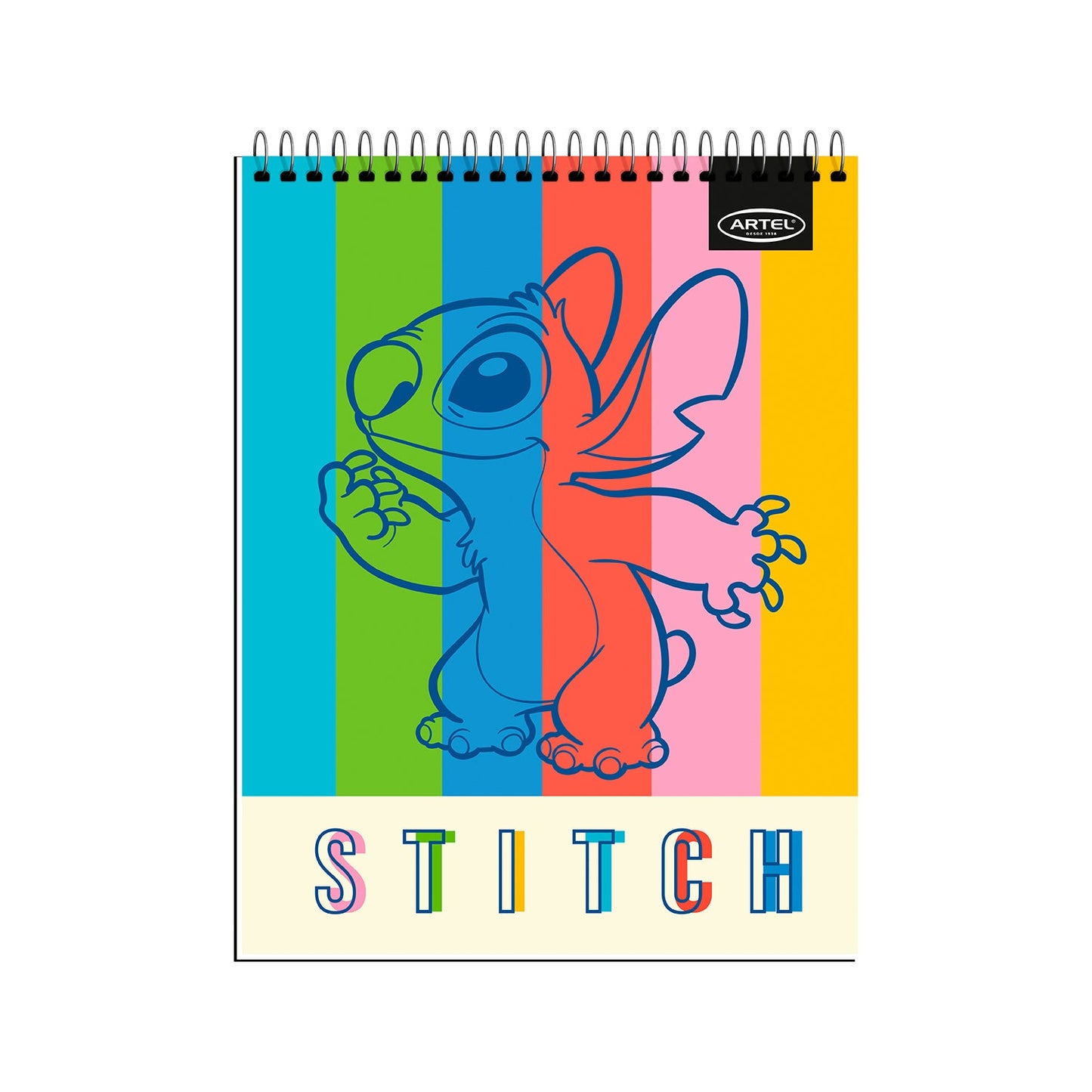 Croquera Artel 21X28 80 Hojas Stitch Colores