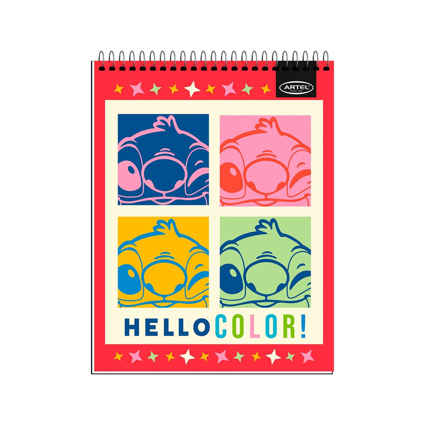 Croquera Artel 21X28 80 Hojas Stitch Colores