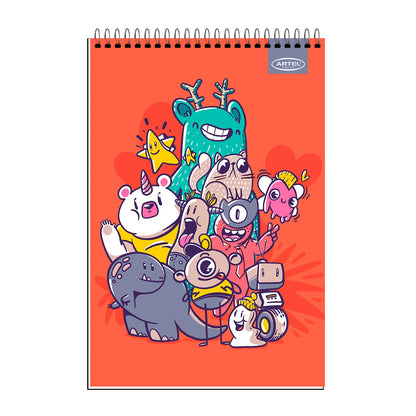 Croquera Artel 21X32 80 Hojas Doodles