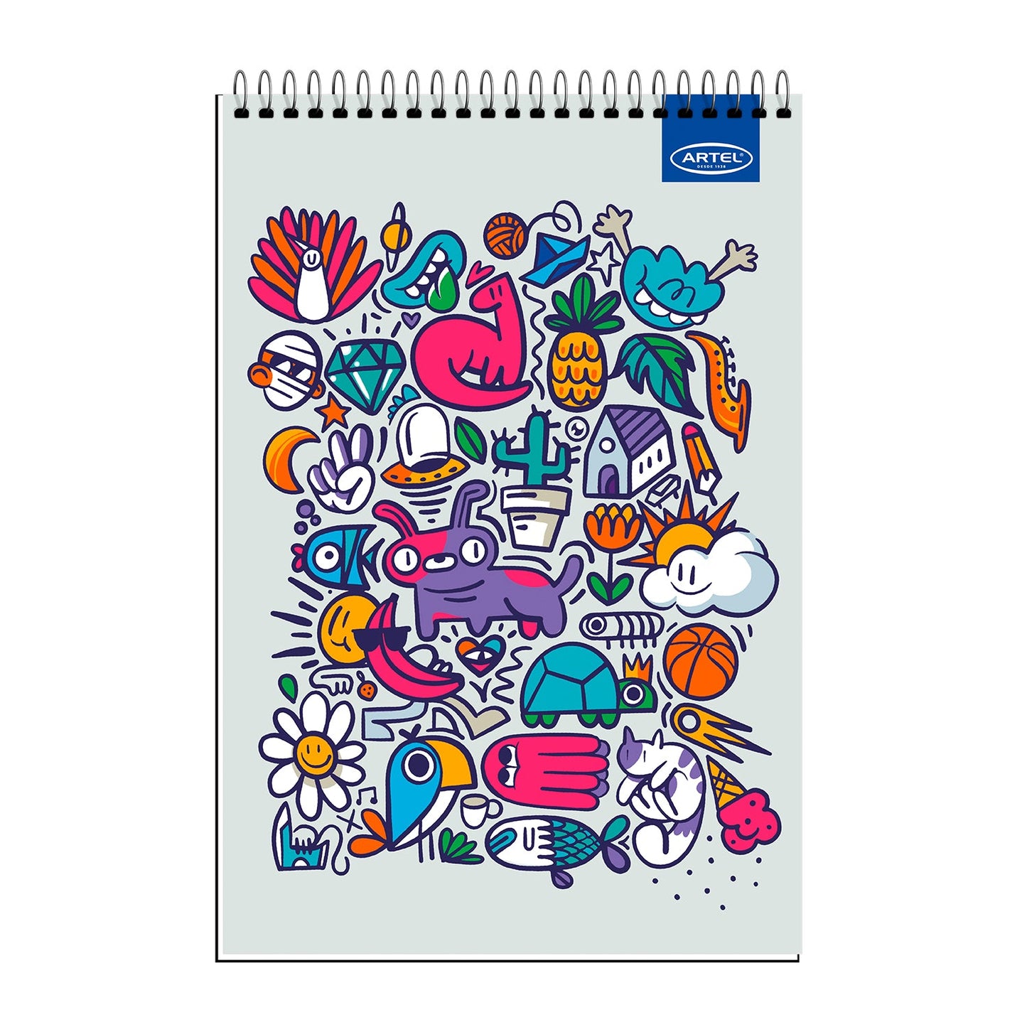 Croquera Artel 21X32 80 Hojas Doodles