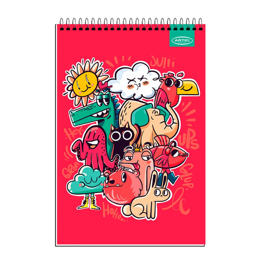 Croquera Artel 21X32 80 Hojas Doodles