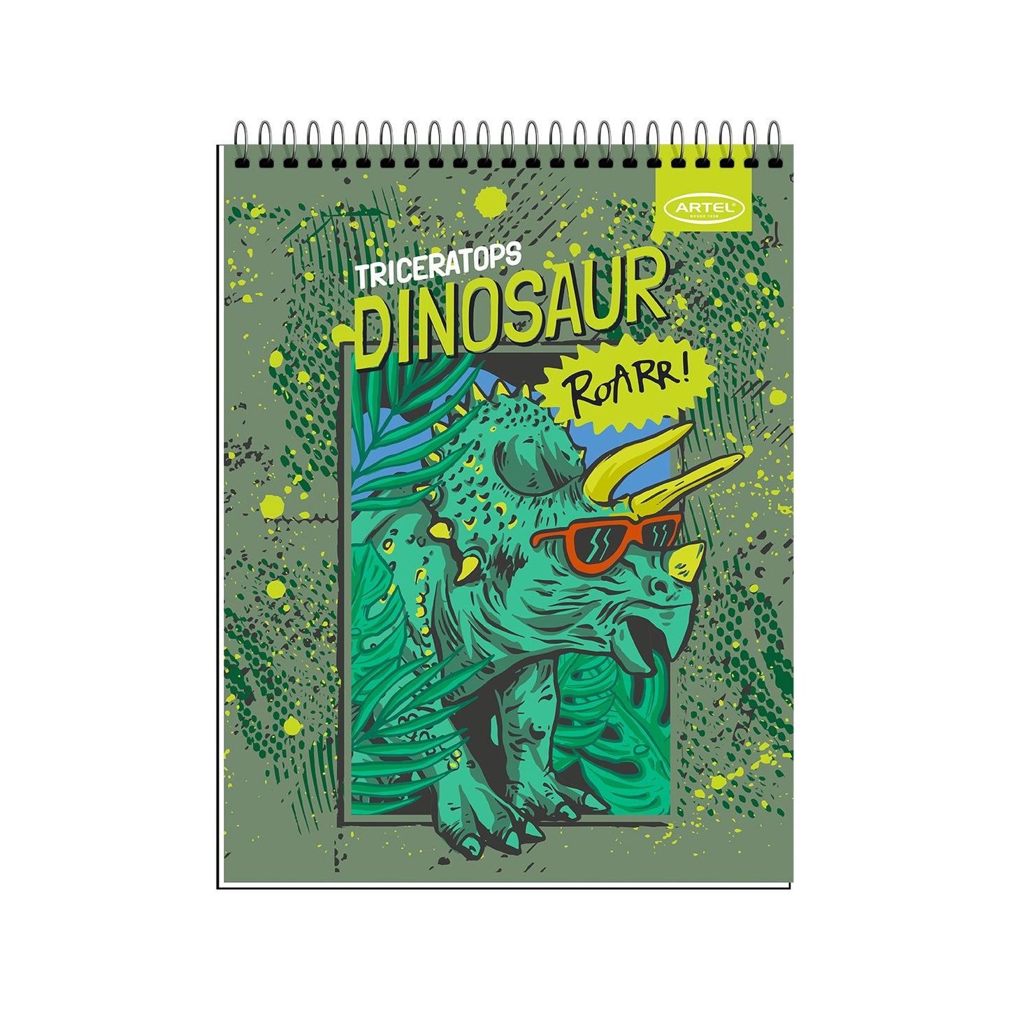 Croquera Artel 21X28 80 Hojas Dinos