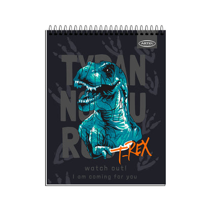 Croquera Artel 21X28 80 Hojas Dinos