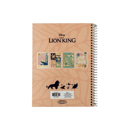 Cuaderno Especial Artel 150 Hojas Rey León Safari