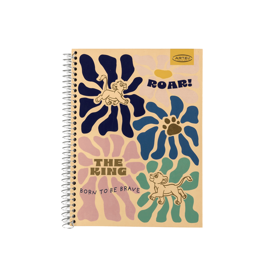 Cuaderno Especial Artel 150 Hojas Rey León Safari