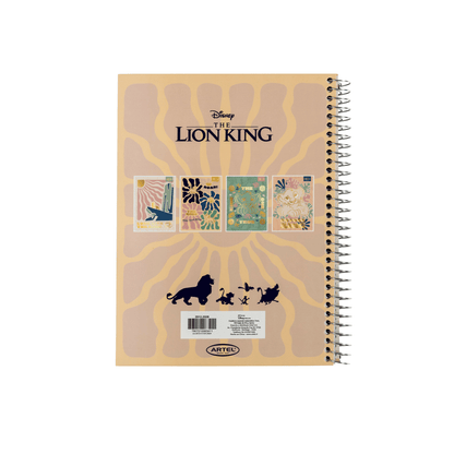 Cuaderno Especial Artel 150 Hojas Rey León Safari