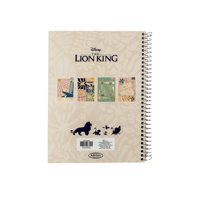 Cuaderno Especial Artel 150 Hojas Rey León Safari