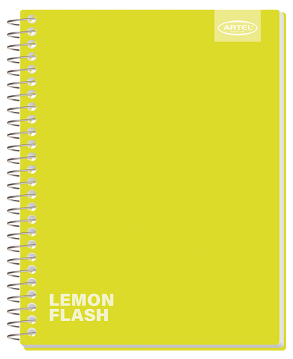 Cuaderno Especial Artel 120 Hojas 7 Mm Flúor