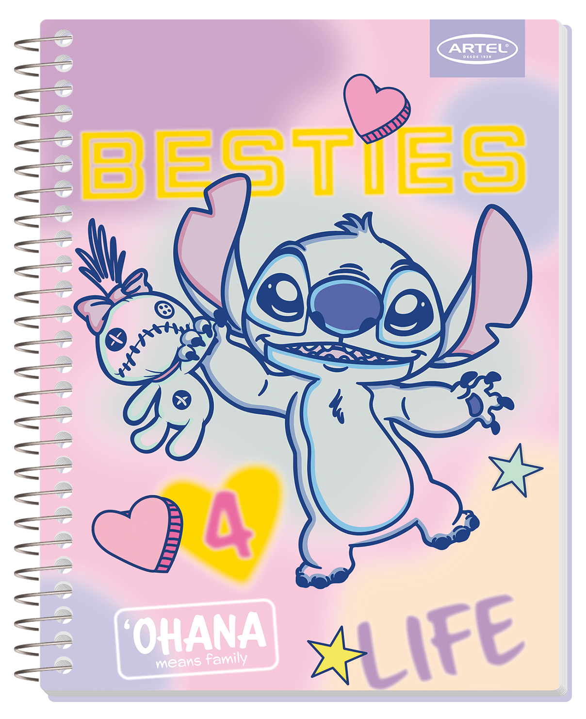 Cuaderno Especial Artel 120 Hojas 7Mm Stitch