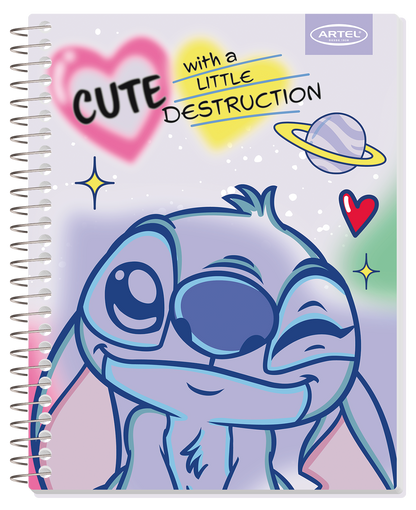 Cuaderno Especial Artel 120 Hojas 7Mm Stitch
