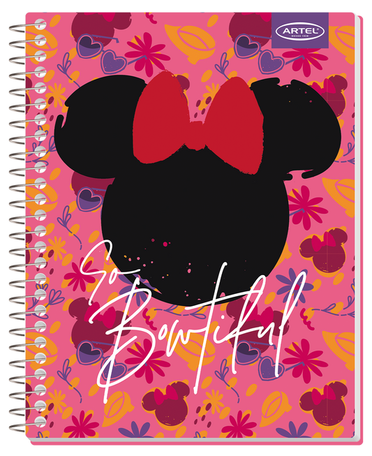 Cuaderno Especial Artel 120 Hojas 7Mm Minnie