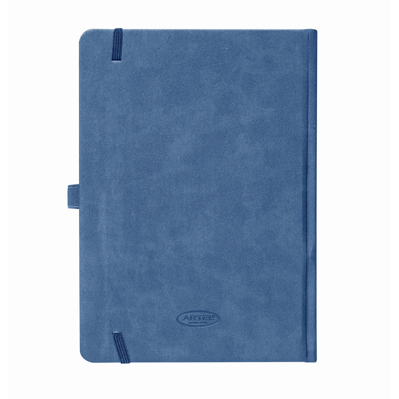 Agenda 2026 Artel Formato Día Por Página Color Azul Con Elástico