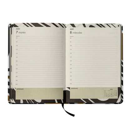 Agenda 2026 Artel Formato Día Por Páginas Diseño Black&Gold