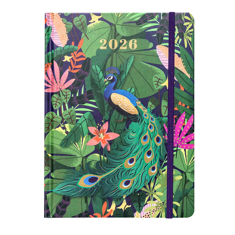 Agenda 2026 Artel Formato Día Por Página Diseño Jungla Tropical