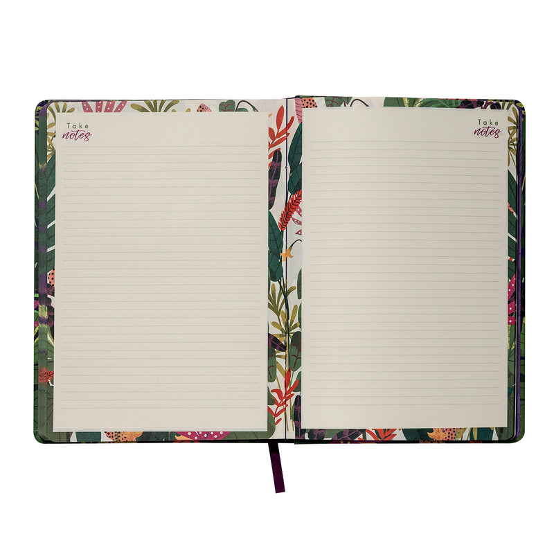 Agenda 2026 Artel Formato Día Por Página Diseño Jungla Tropical