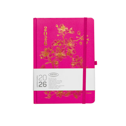 Agenda 2026 Artel Día Por Página Diseño Sakura